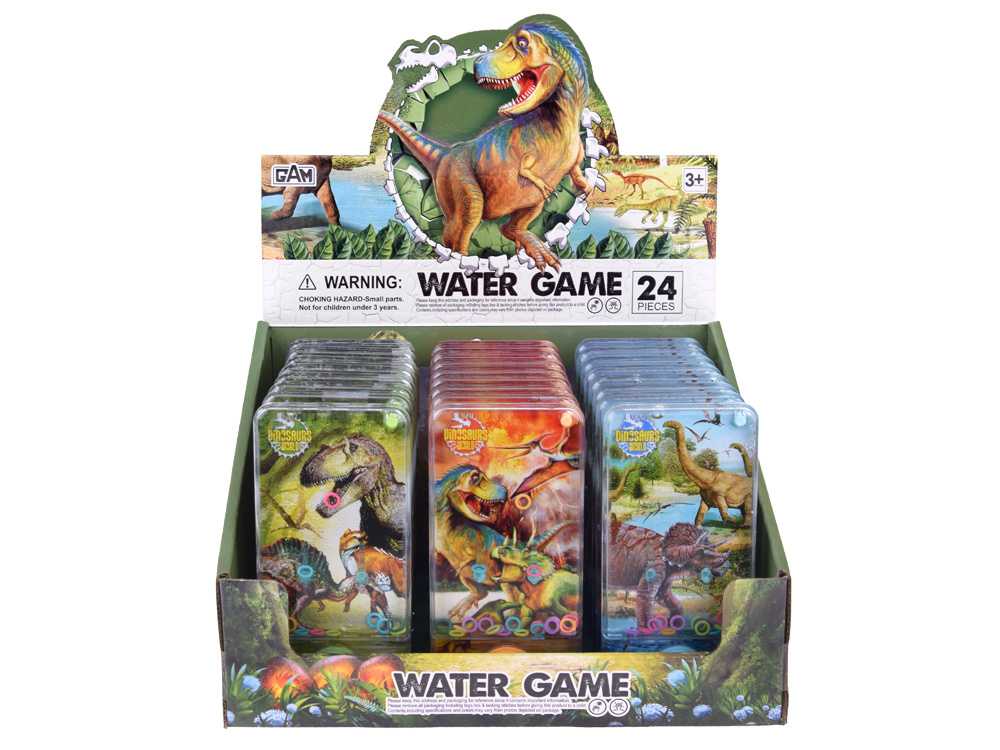 Mini vandens žaidimas - dinozaurai, 1vnt.