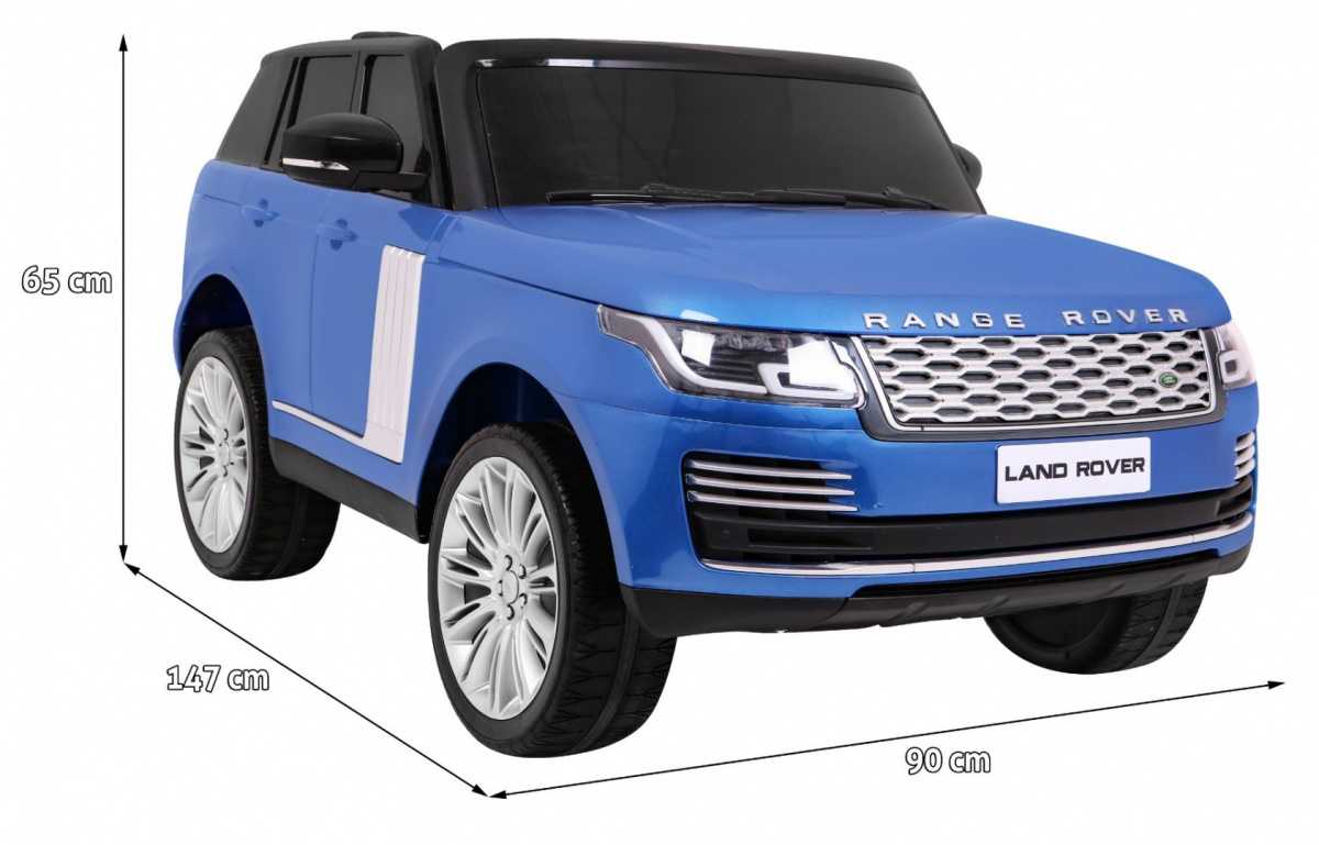 Dvivietis elektromobilis Range Rover HSE, mėlynas