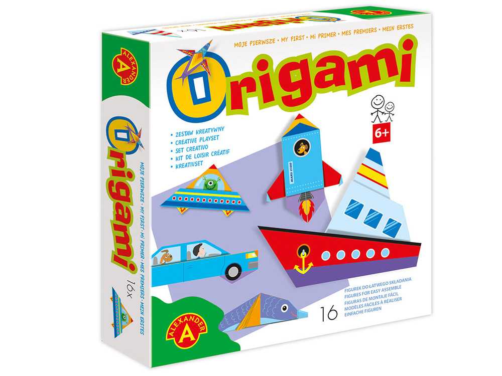 Kūrybinis rinkinys - Origami transporto priemonės