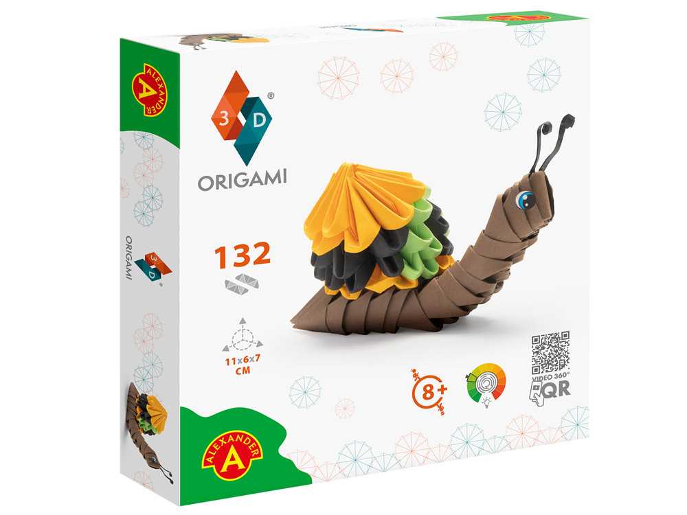 Kūrybinis rinkinys - Origami 3D sraigė