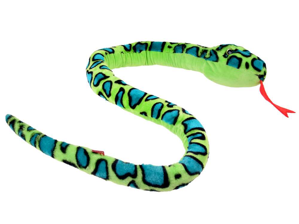 Pliušinis žaislas - gyvatė, žalia, 160cm