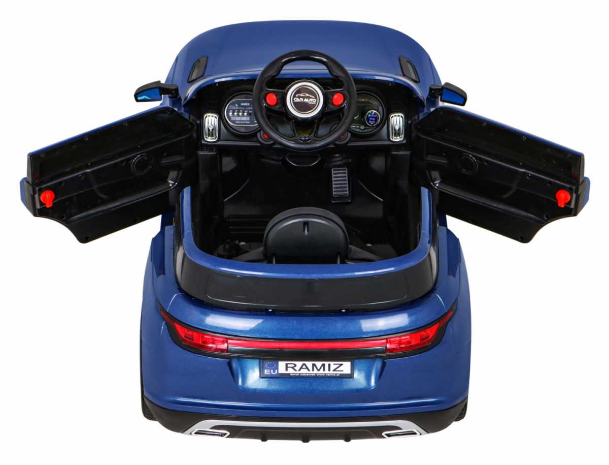 Vienvietis elektromobilis Super-S, mėlynas