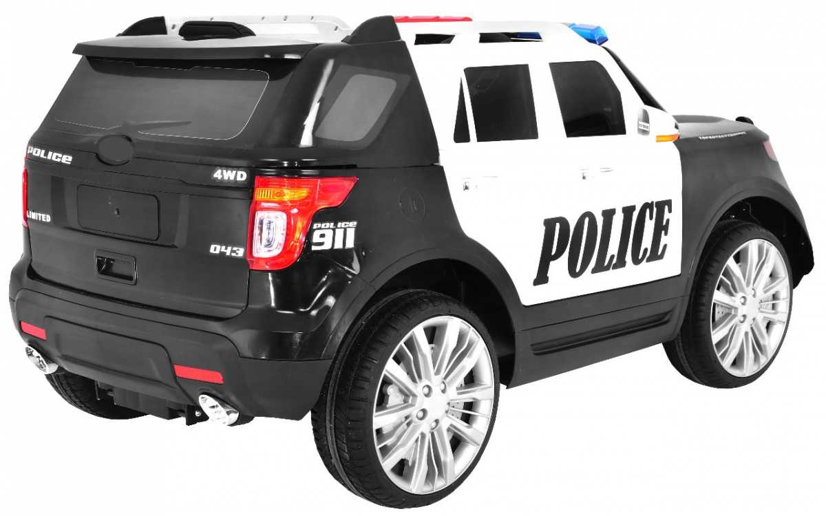 Vaikiškas policijos SUV elektromobilis
