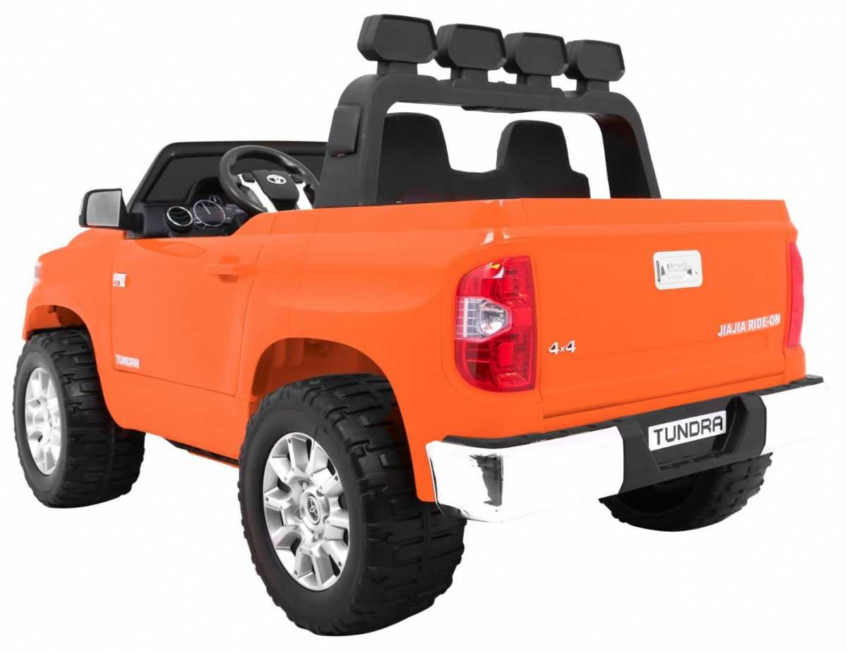 Dvivietis elektromobilis Toyota Tundra, oranžinis