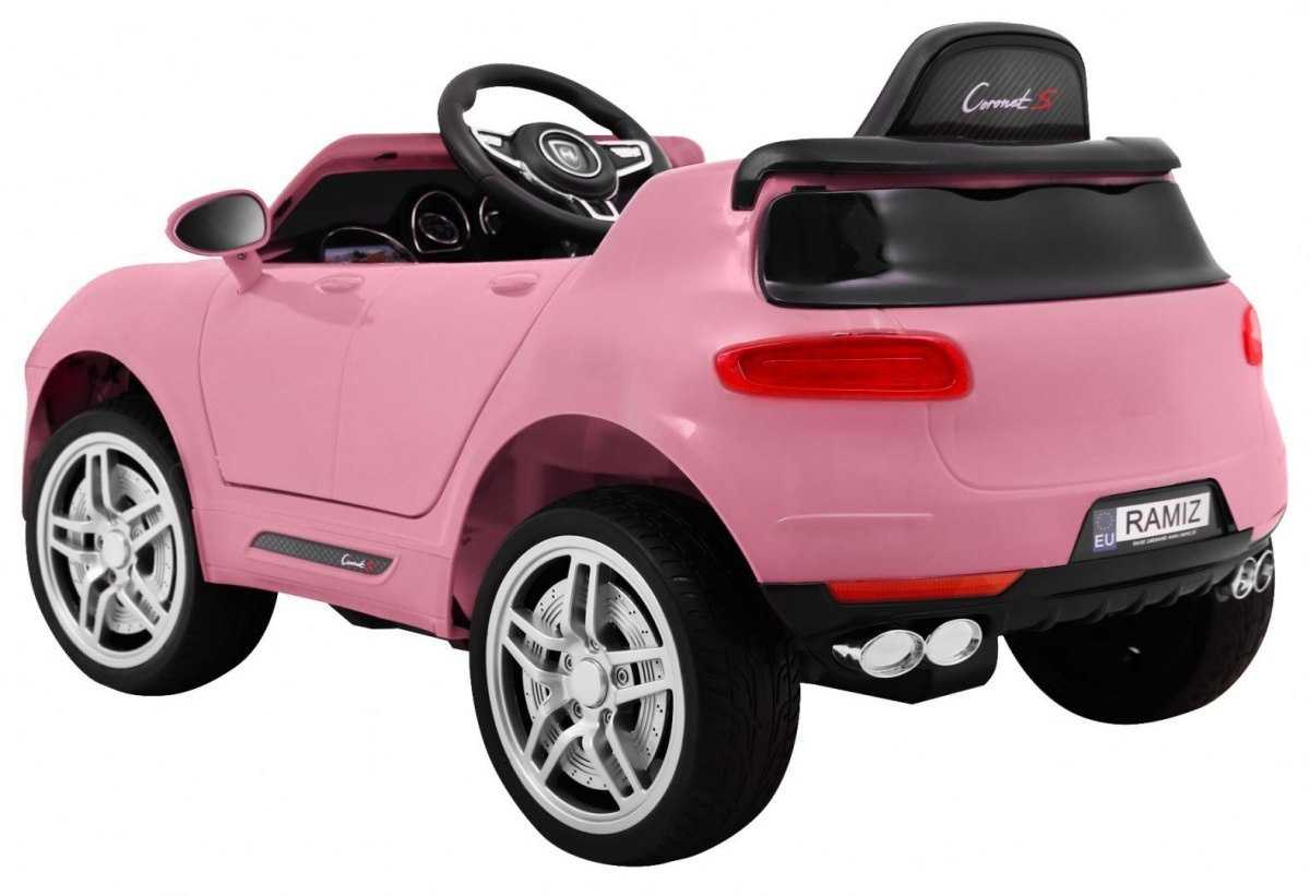 Vienvietis elektromobilis Turbo - S, rožinis