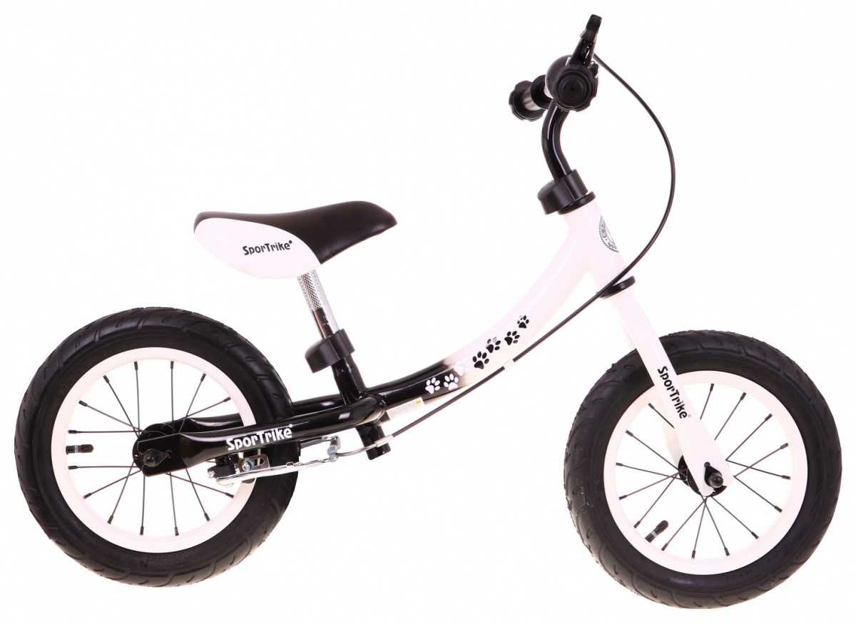 Balansinis dviratis BOOMERANG, 10-12“, baltas