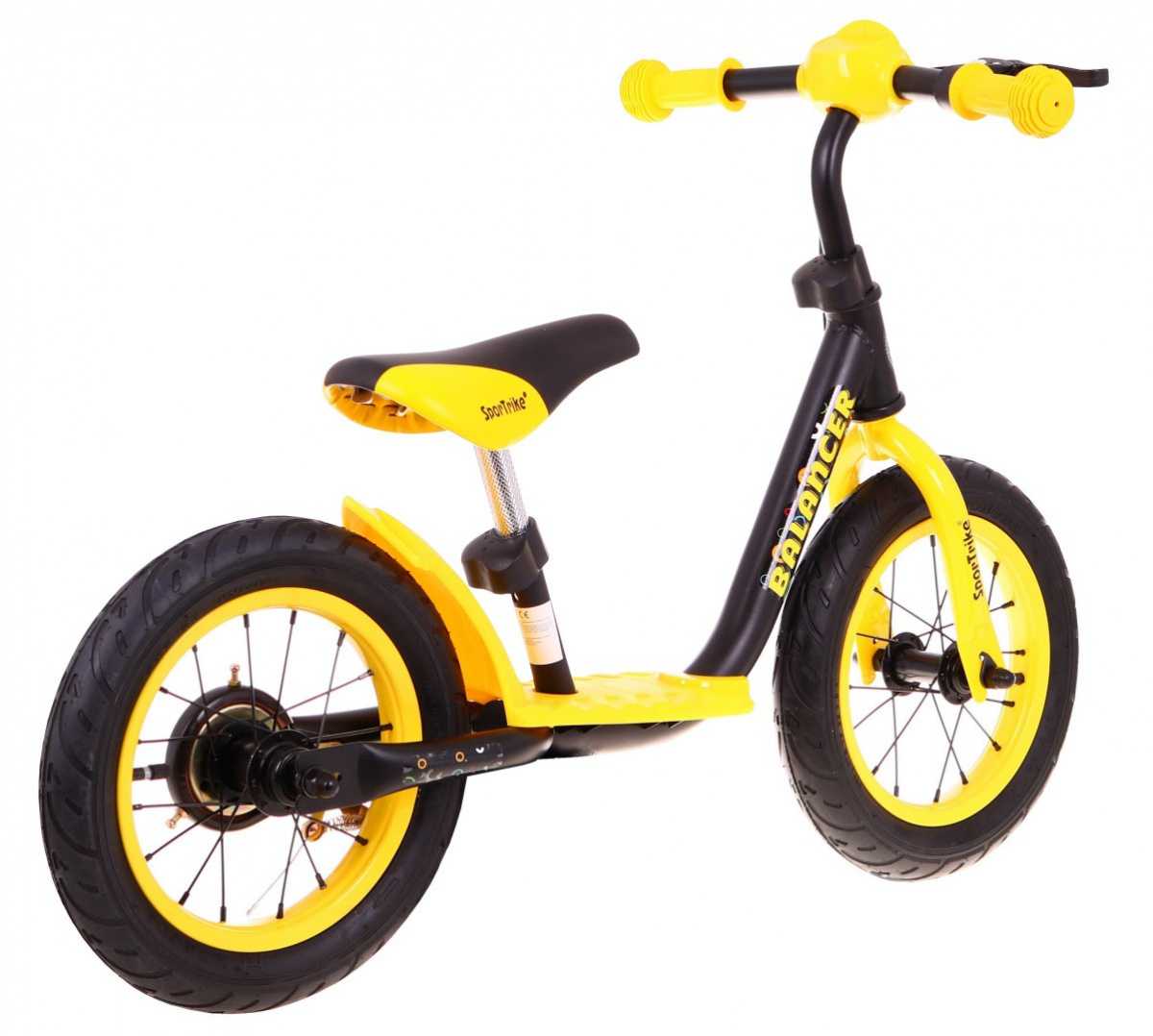 Balansinis dviratis Sportrike Balancer, geltonas