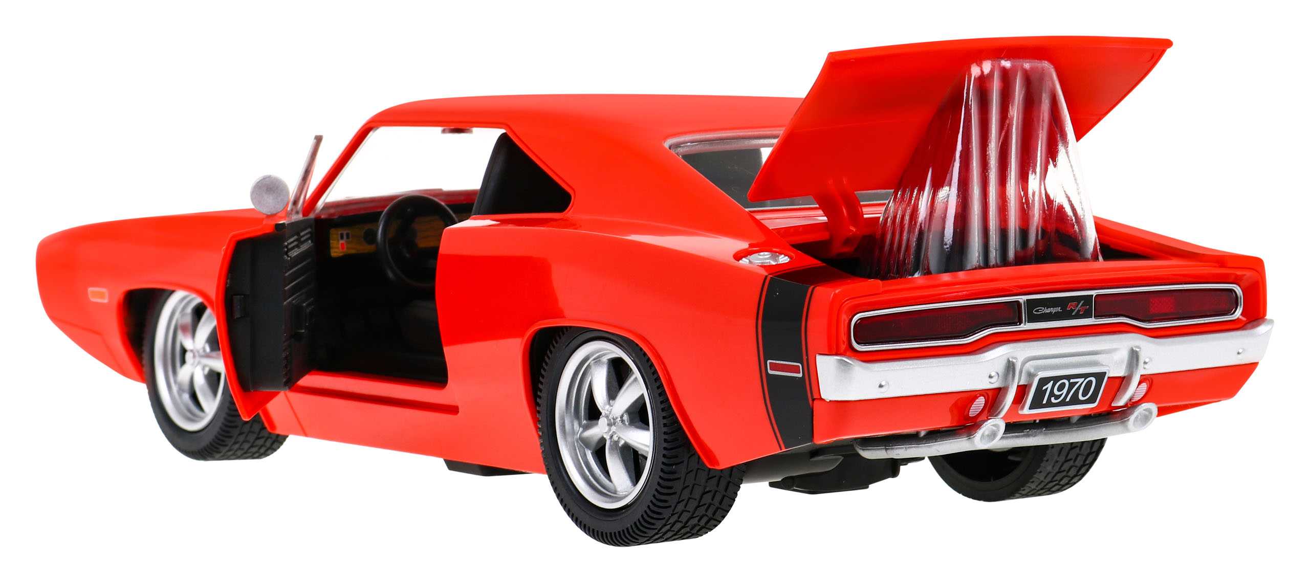 Nuotoliniu būdu valdomas automobilis Dodge Charger, 1:16, raudonas