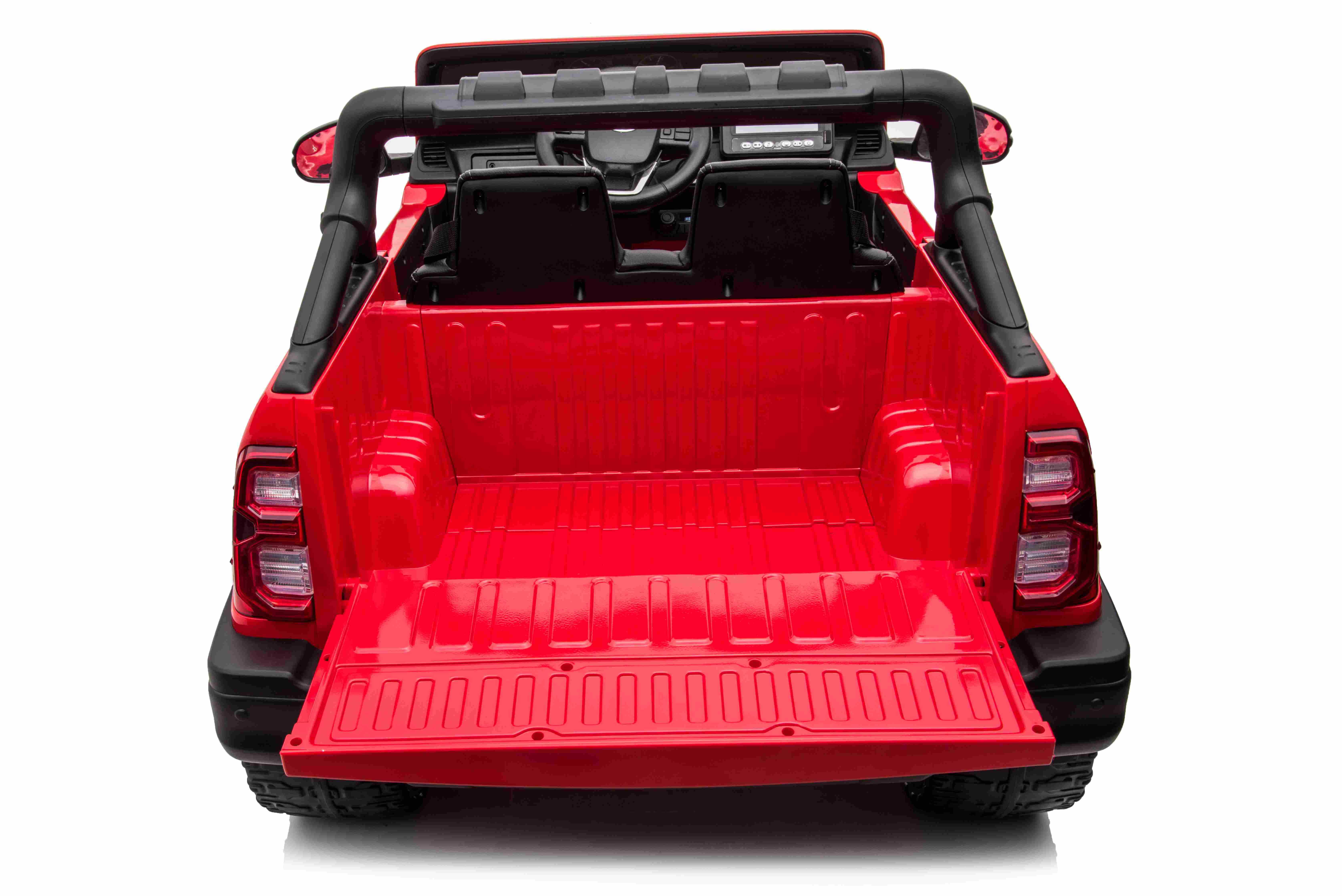 Vienvietis elektromobilis Toyota Hillux, raudonas