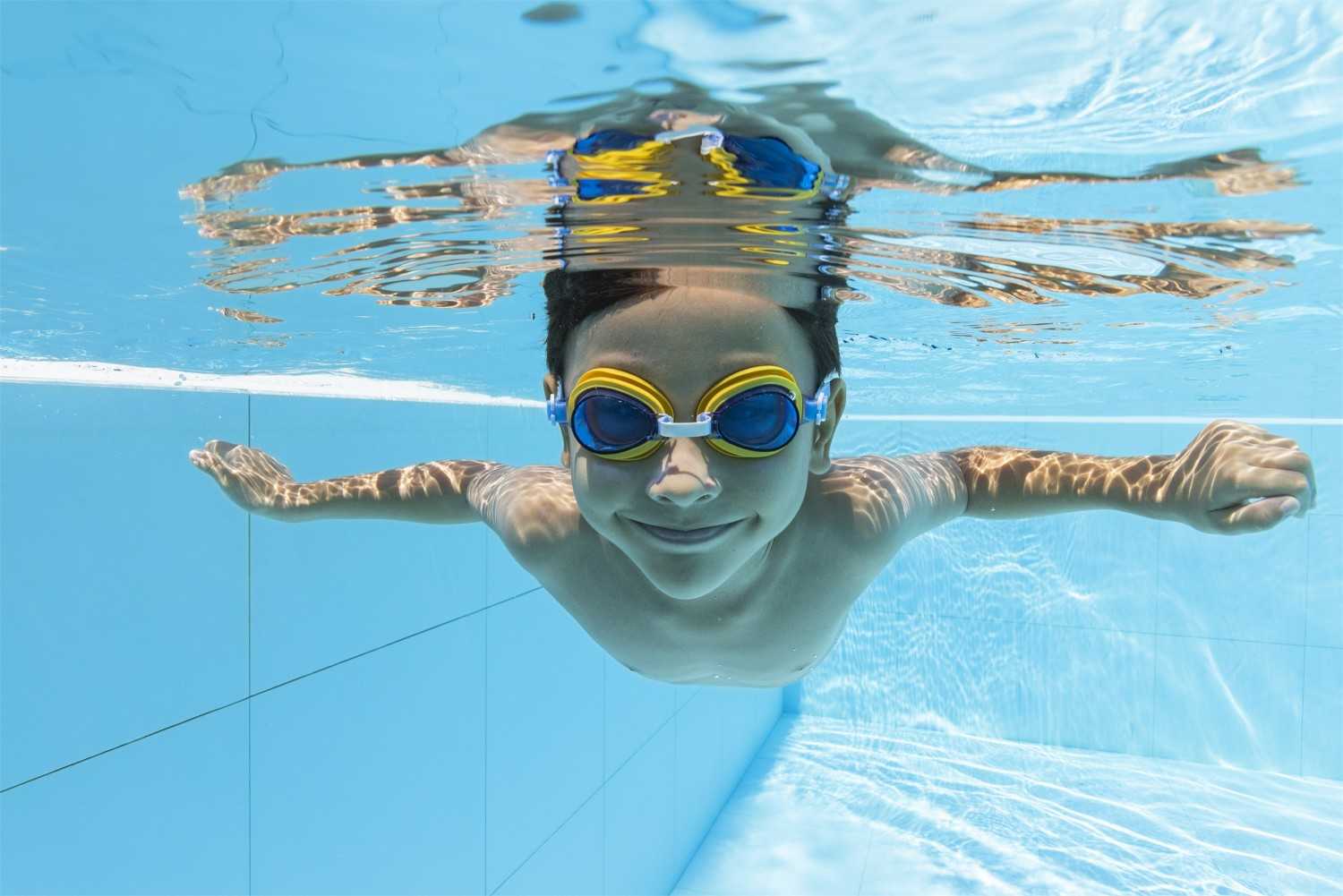 Bestway Hydro-Swim plaukimo akiniai, mėlyni