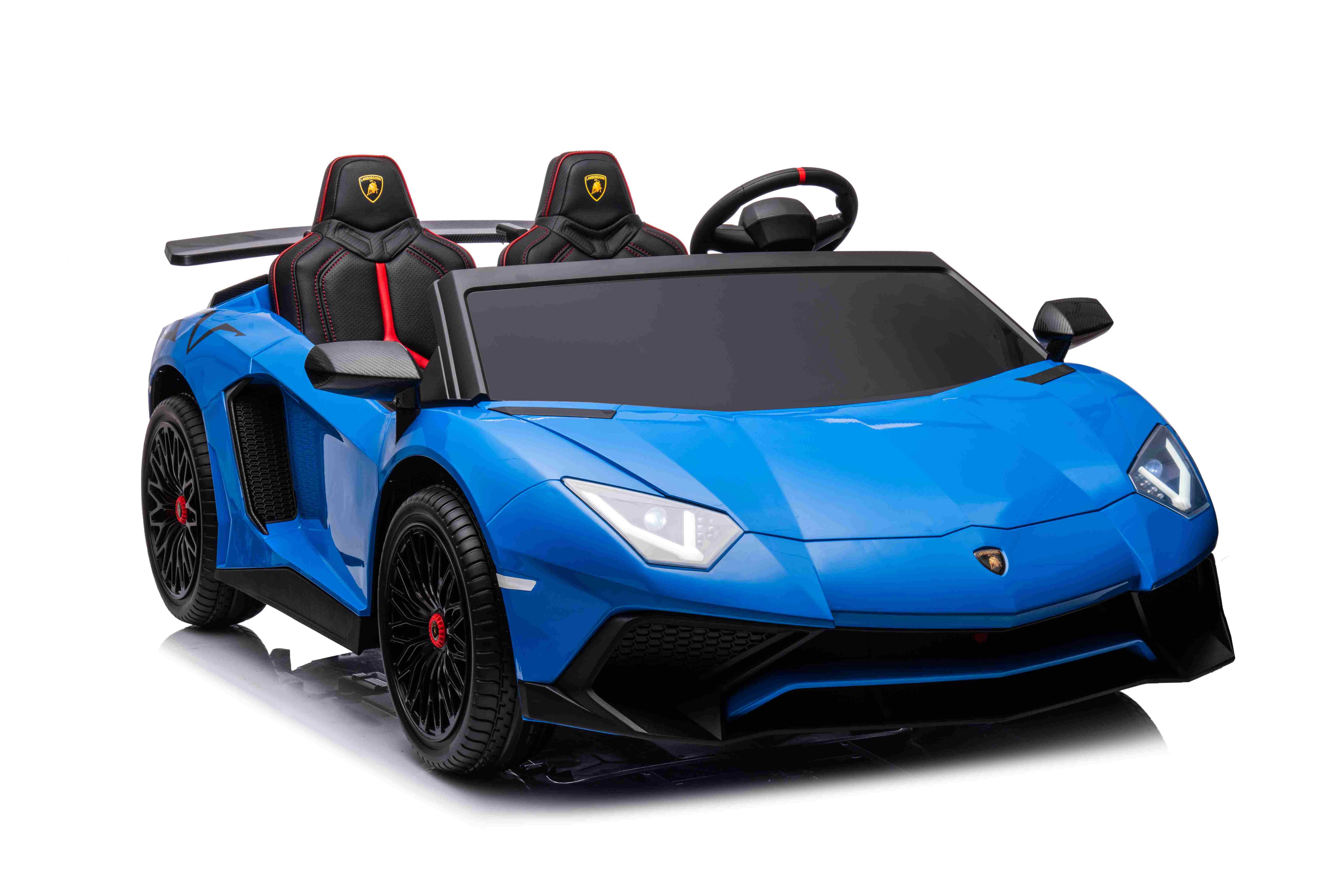 Lamborghini Aventador SV elektromobilis, mėlynos spalvos