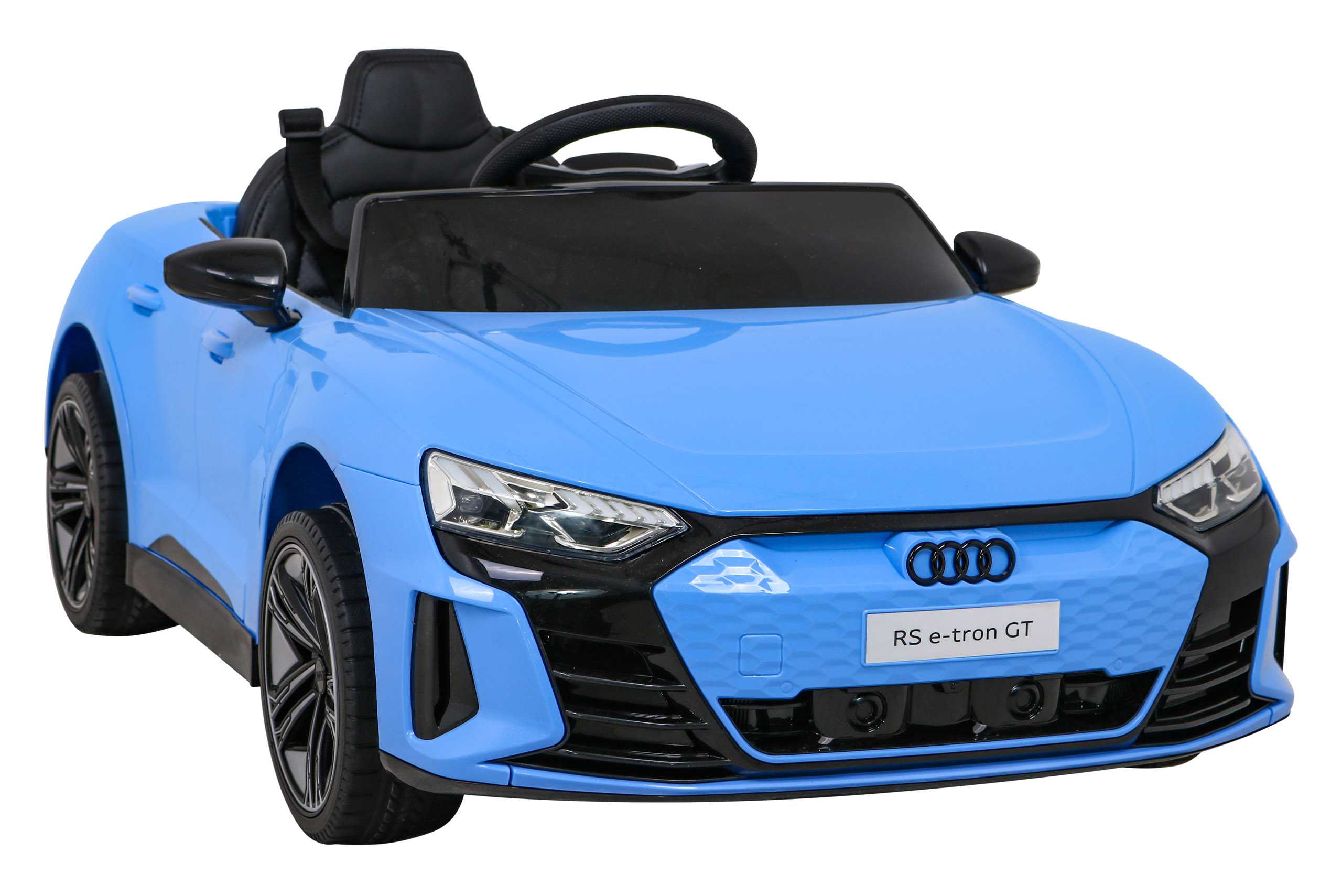 Vienvietis elektromobilis  Audi RS E-Tron G, mėlynas