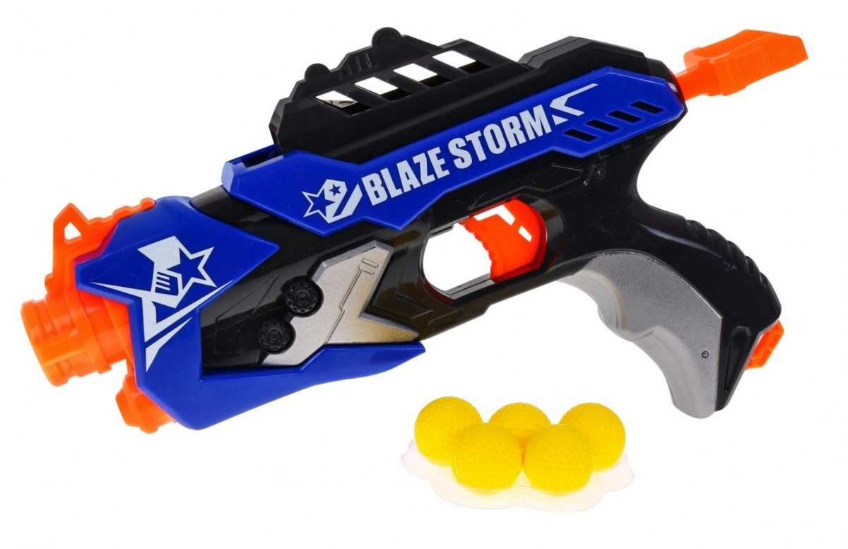 Vaikiškas šautuvas su šoviniais Blaze Storm, mėlynas