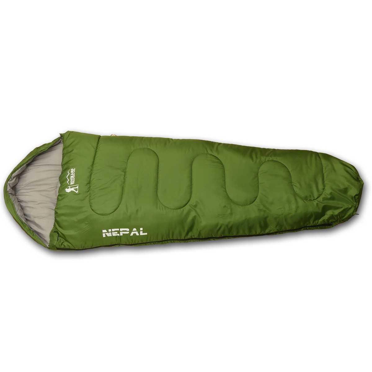 Miegmaišis Nepal 210X80x50 cm, tamsiai žalias 