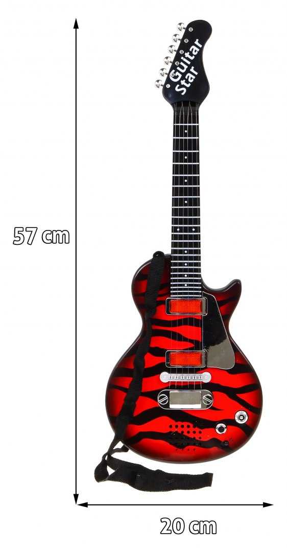 Elektrinė gitara, raudona