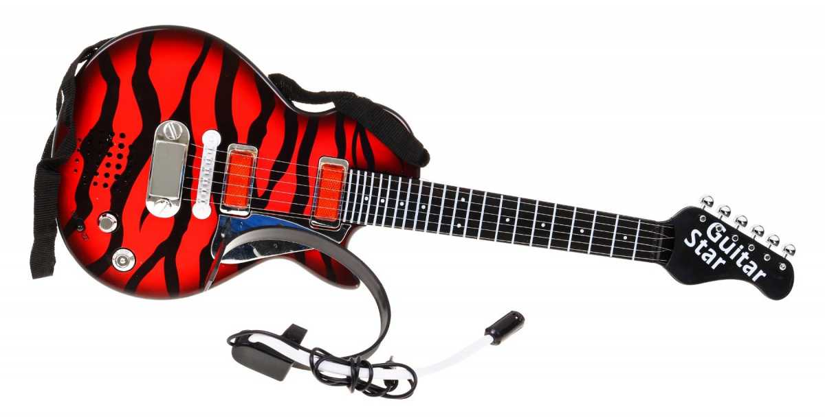 Elektrinė gitara, raudona