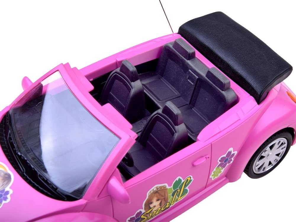 Nuotoliniu būdu valdomas automobilis - Beetle, rožinis