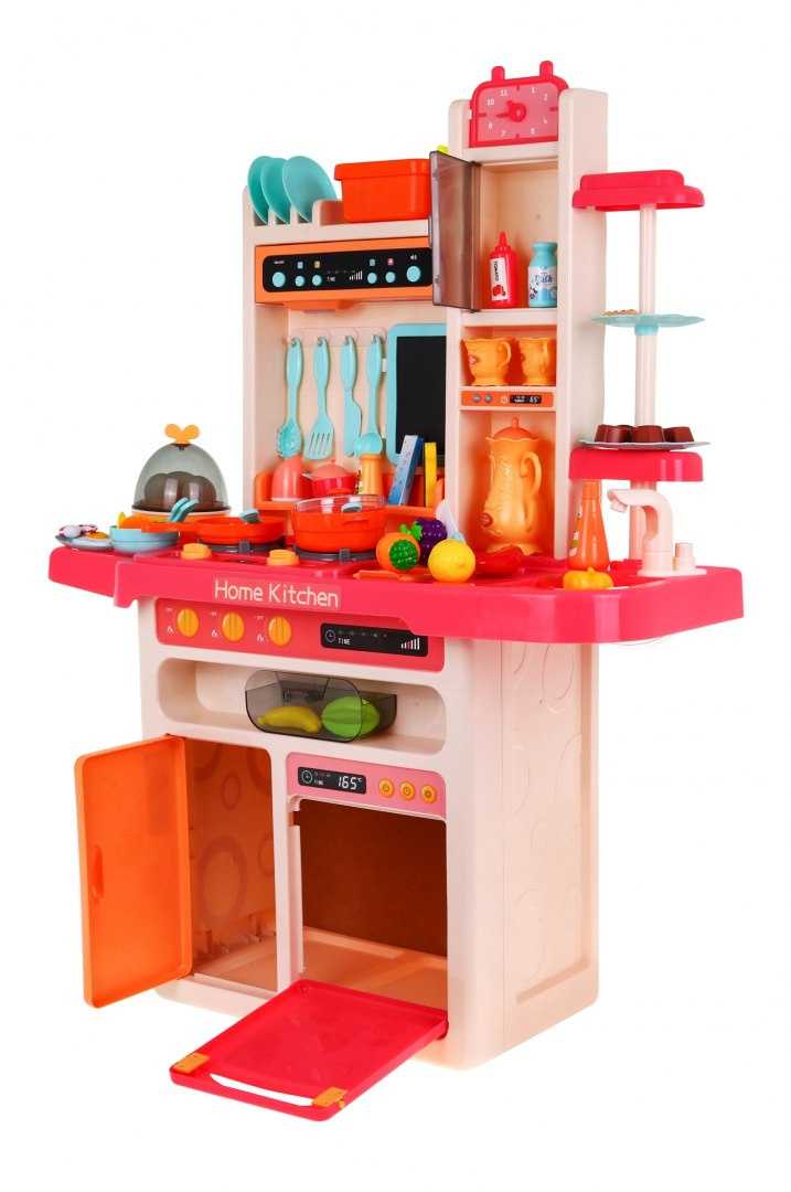 Didelė vaikiška virtuvė su priedais
