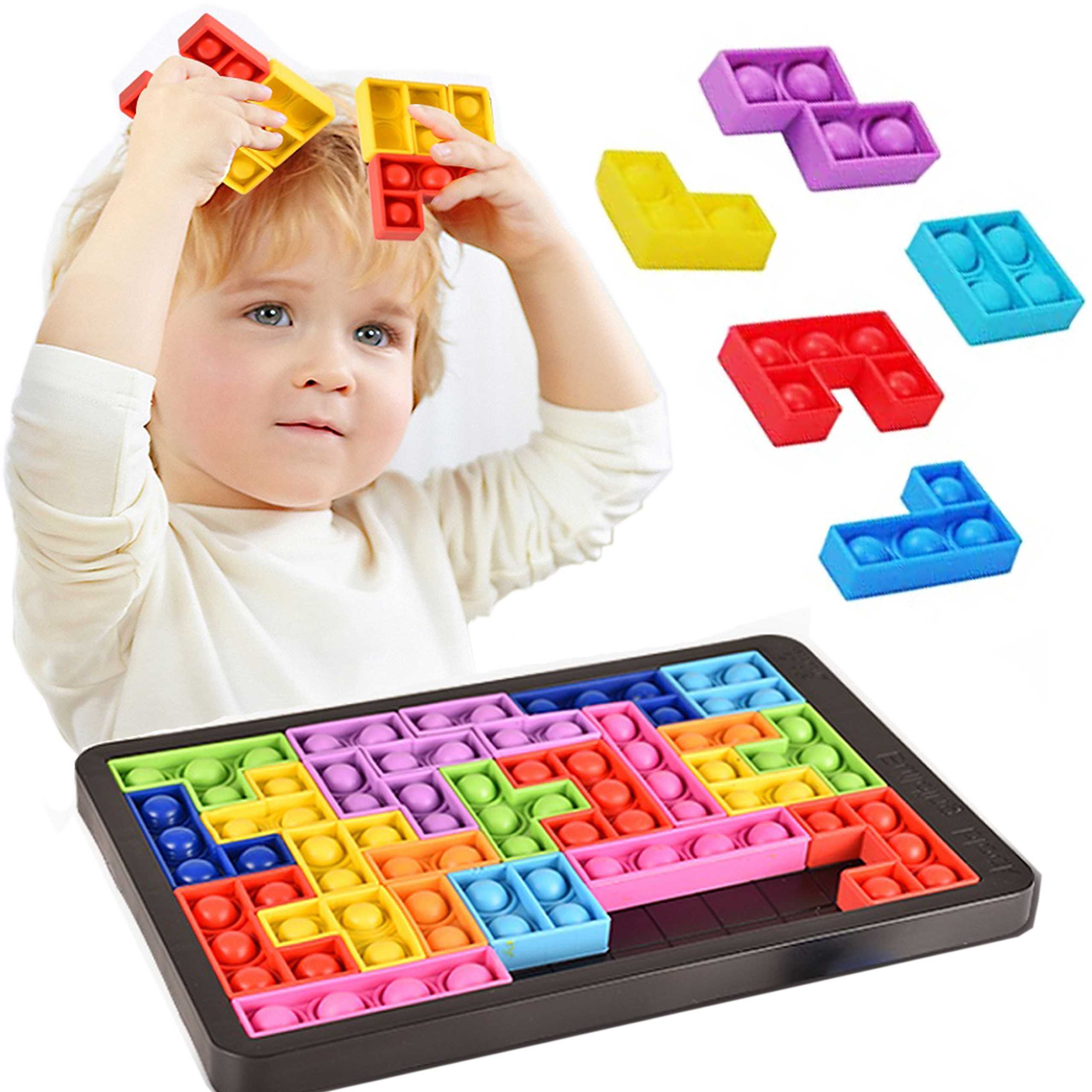 POP IT žaislas - Tetris, dėlionė