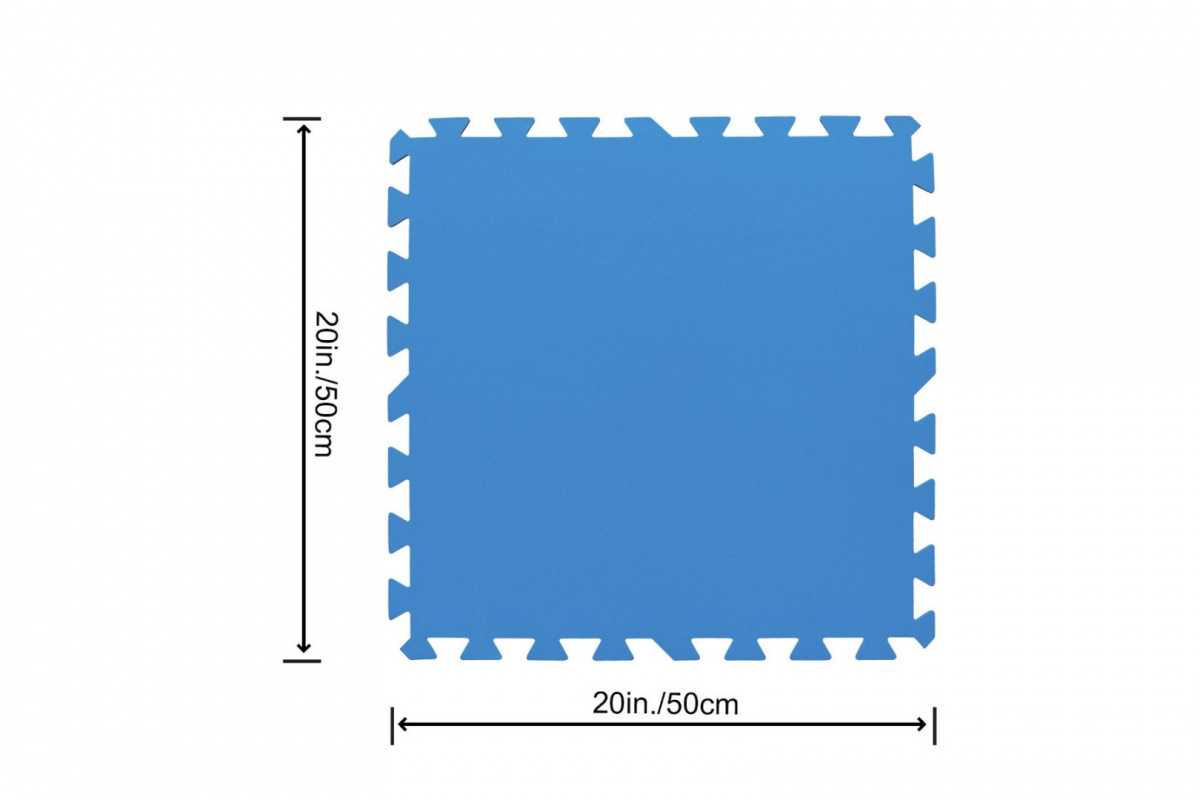 Bestway kilimėlis baseinui 50 x 50 cm, mėlynas
