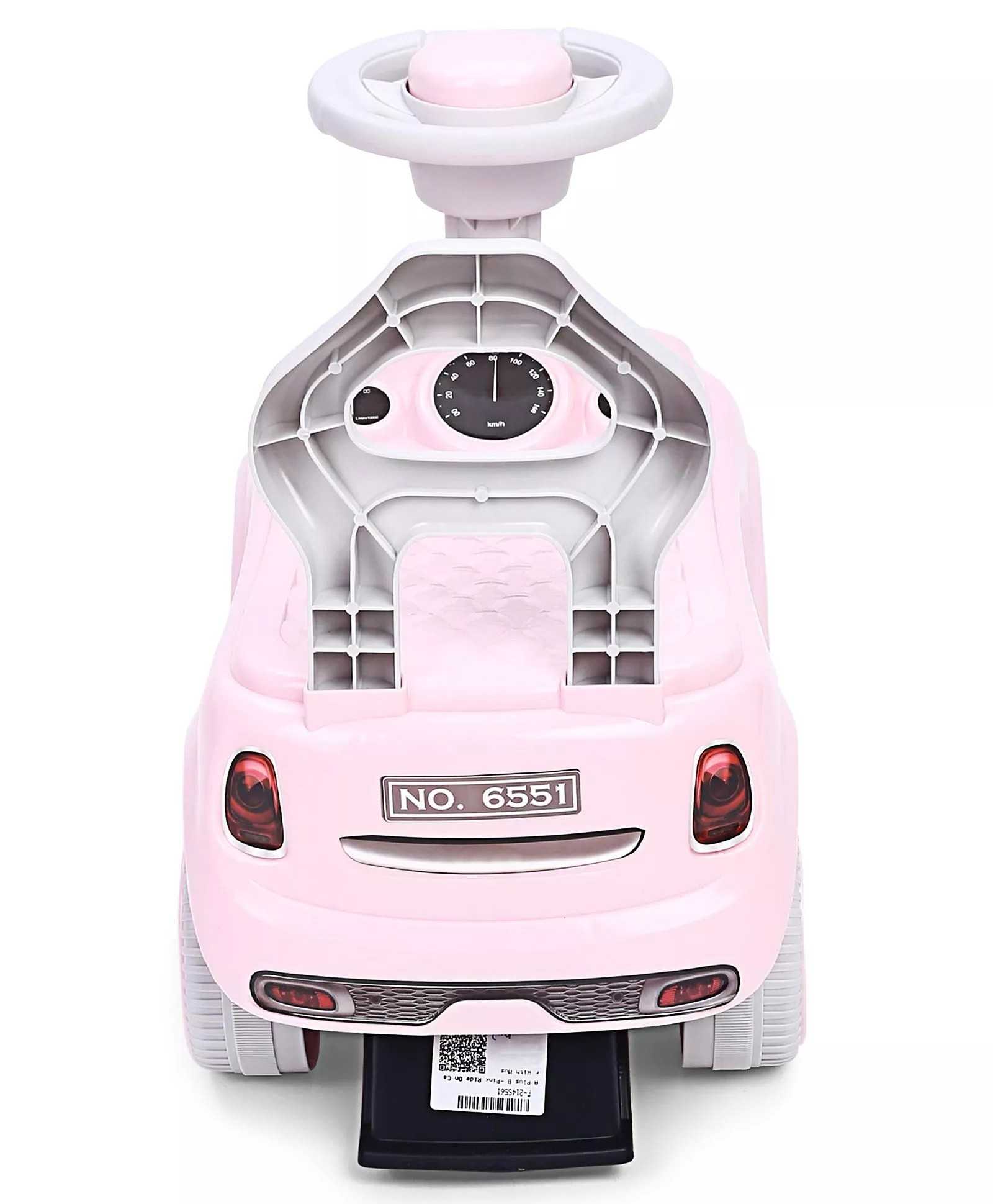 Vaikiškas paspiriamas automobilis Mini Cooper, rožinis