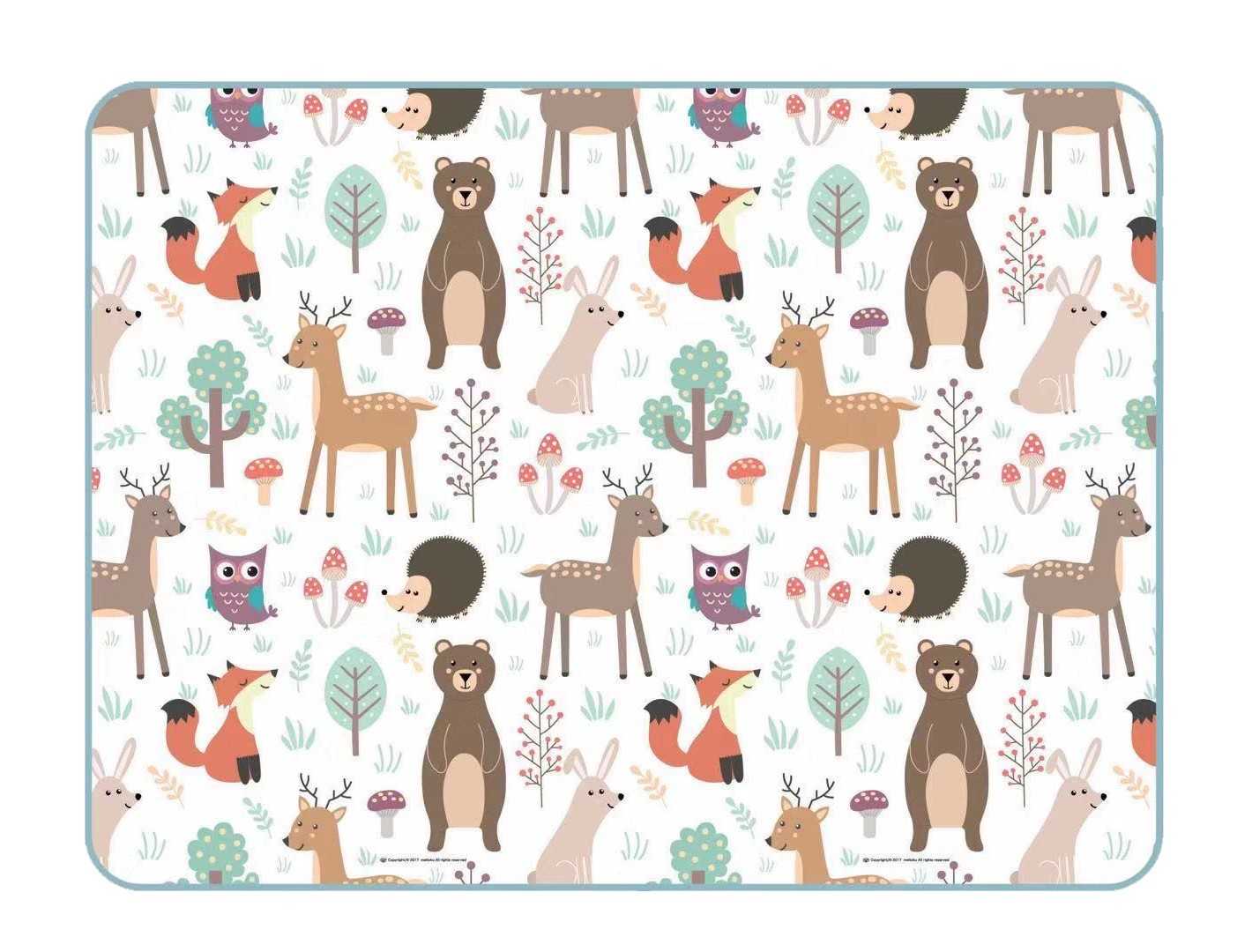 Vaikiškas kilimėlis - Miško gyvūnai, 150x180