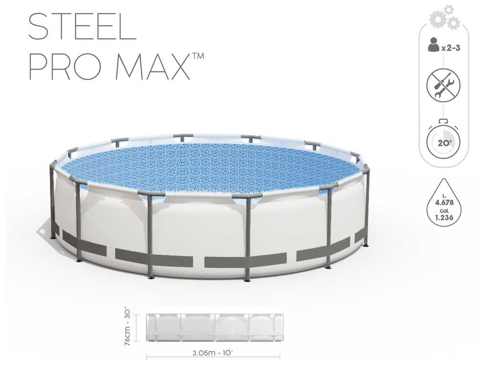 Baseinas Bestway „Steel Pro Max 305 x 76 cm