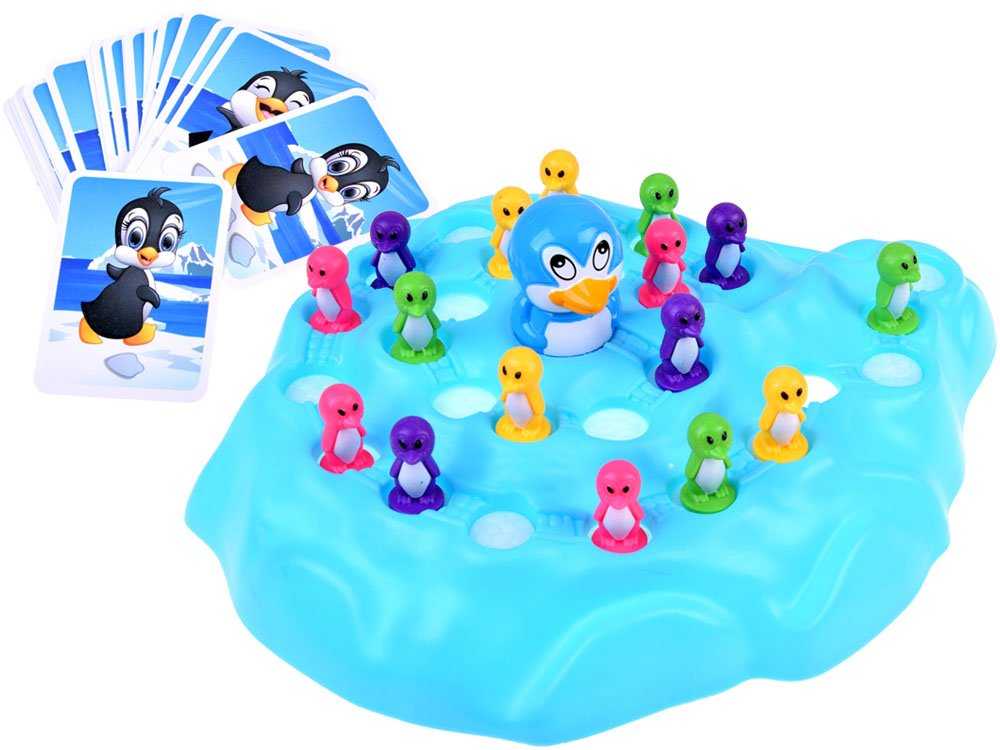 Stalo žaidimas Pingvinai ant ledo
