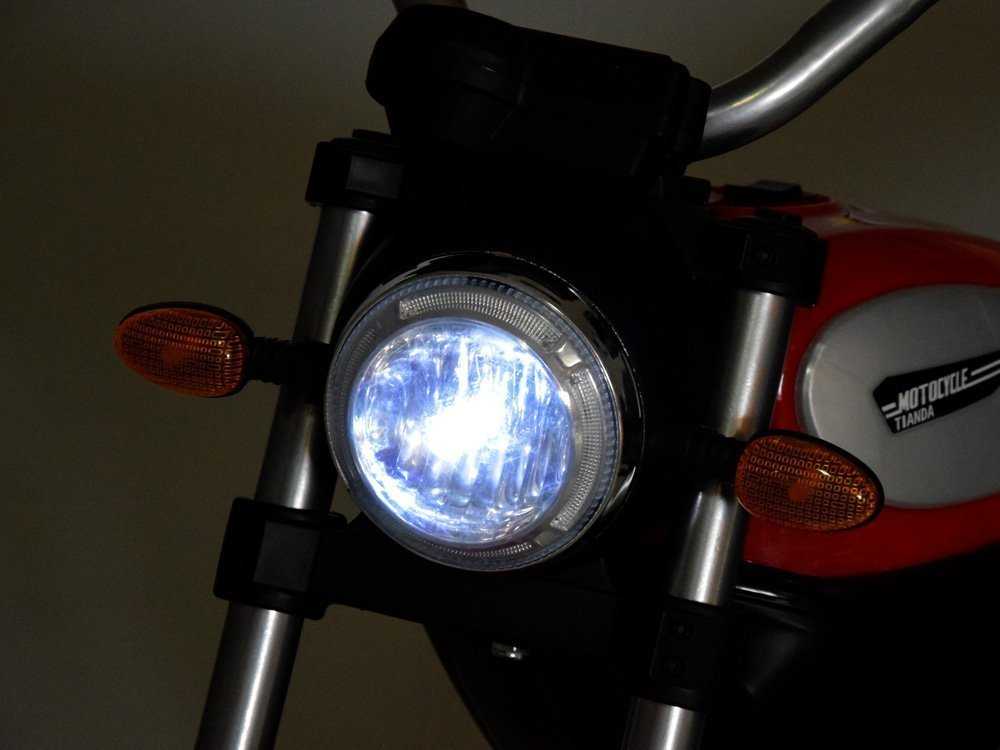 Elektrinis motociklas „Street BOB“, mėlynas