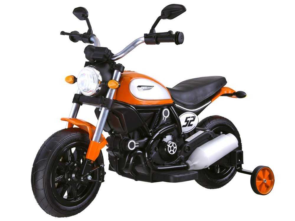 Elektrinis motociklas „Street BOB“, oranžinis