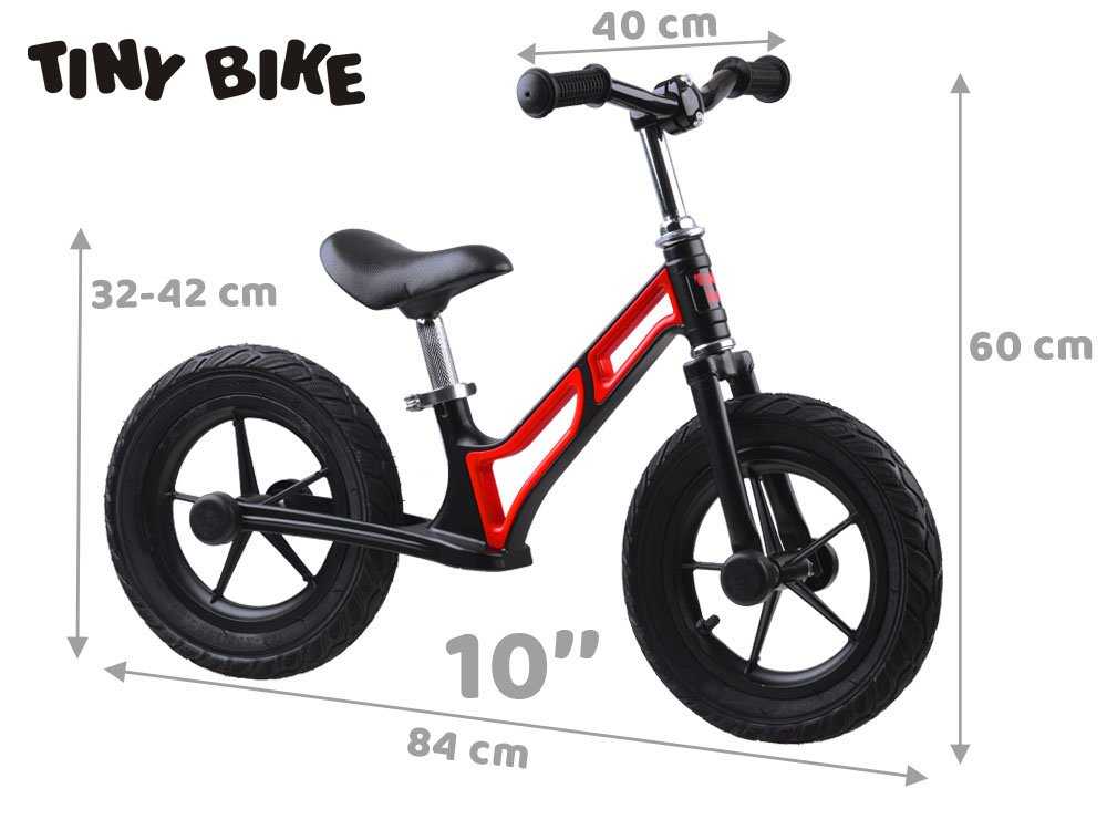 Balansinis dviratukas Tiny Bike, juodas