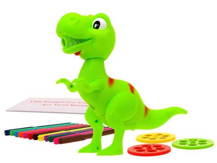 Vaikiškas žaislas dinozauras - projektorius
