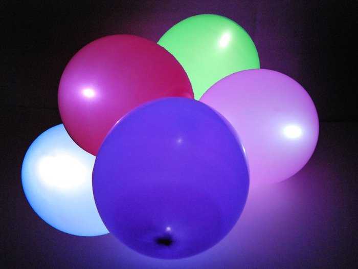LED balionų rinkinys