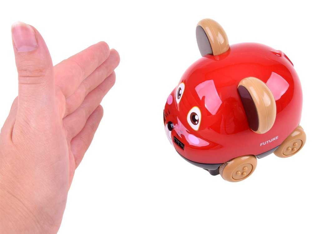 Interaktyvi nuotolinio valdymo pelė, raudona