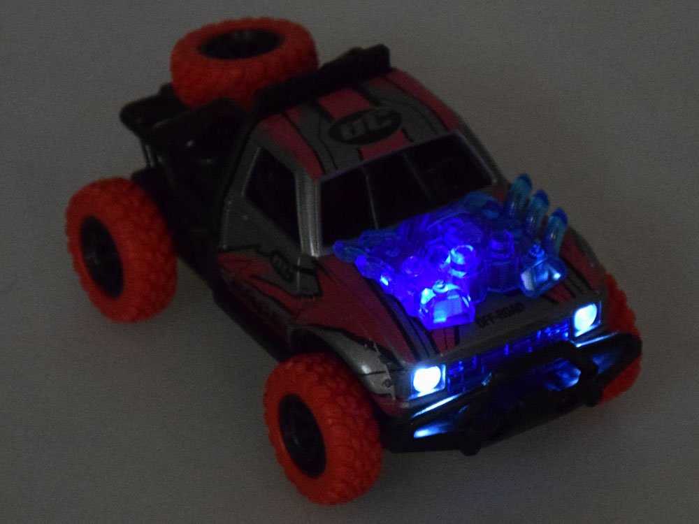 „Auto Predator 4x4“ automobilis, raudonos spalvos 