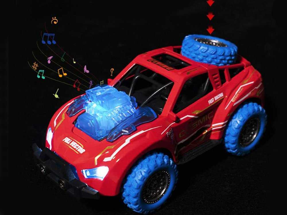 „Auto Predator 4x4“ automobilis, raudonos spalvos 
