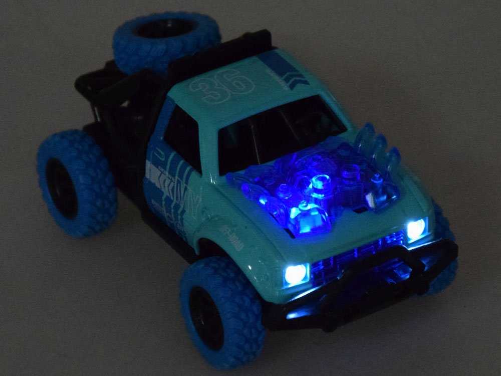 „Auto Predator 4x4“ automobilis, mėlynos spalvos 