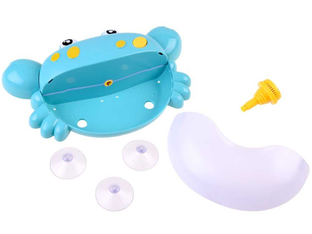 Interaktyvus vonios žaislas Krabas, mėlynas