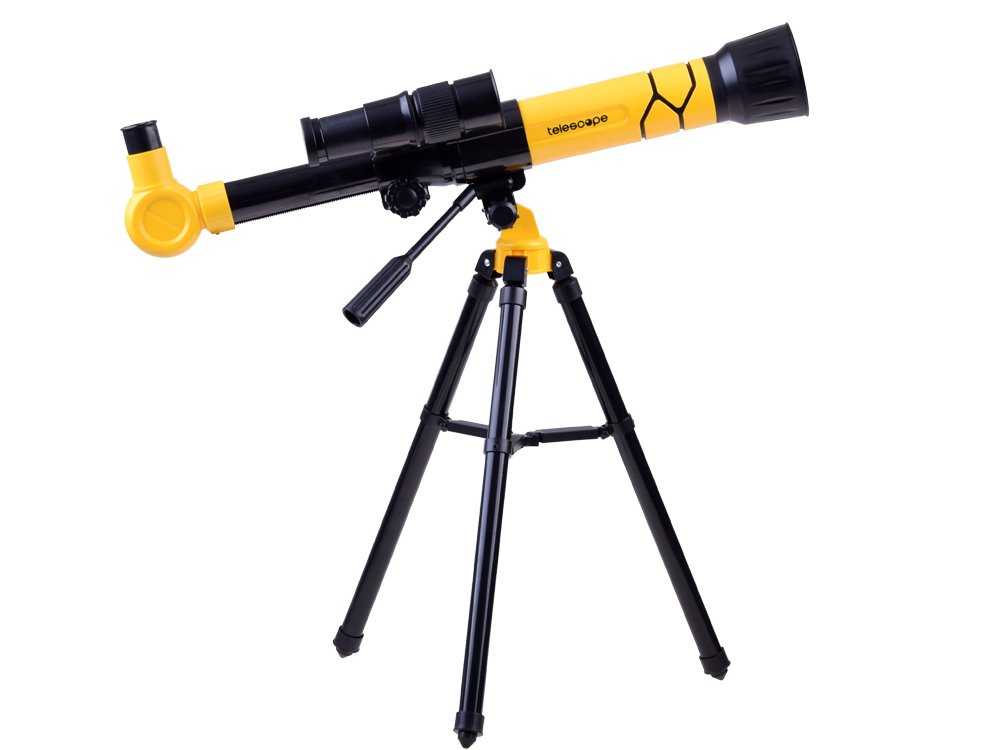 Teleskopas, geltonas