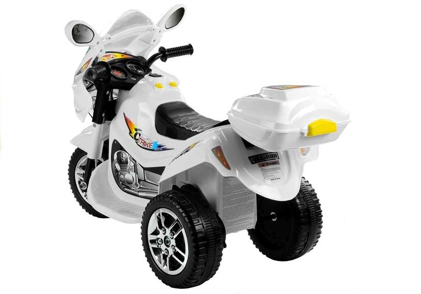 Elektrinis motociklas BJX-88, baltas