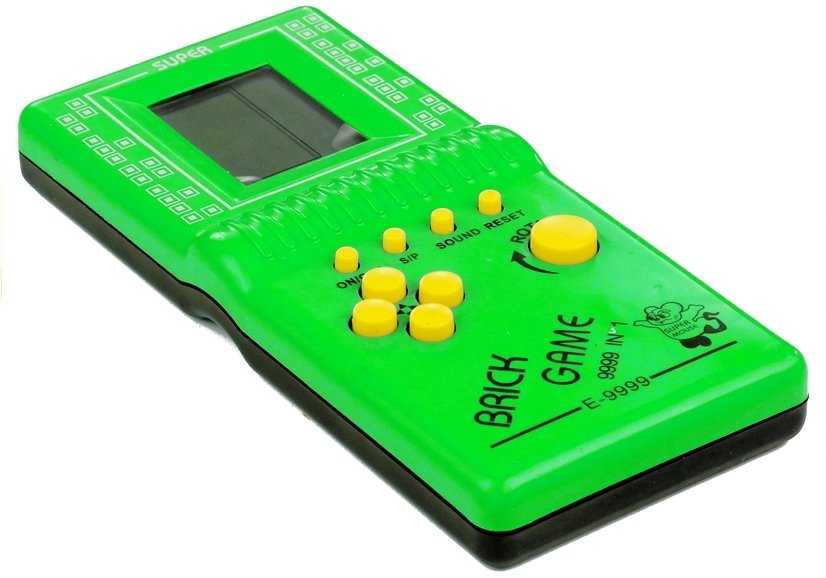 Elektroninis žaidimas Tetris, žalias