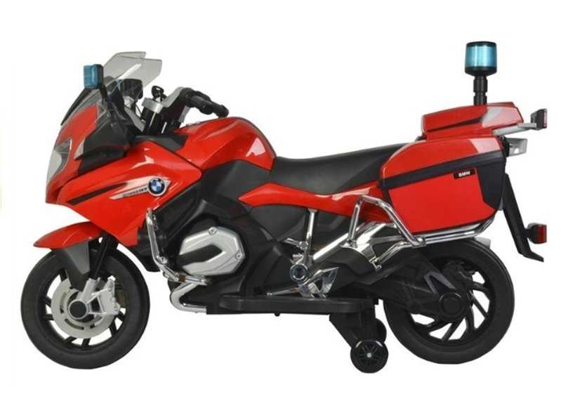 Elektrinis motociklas “BMW R1200”, raudonas