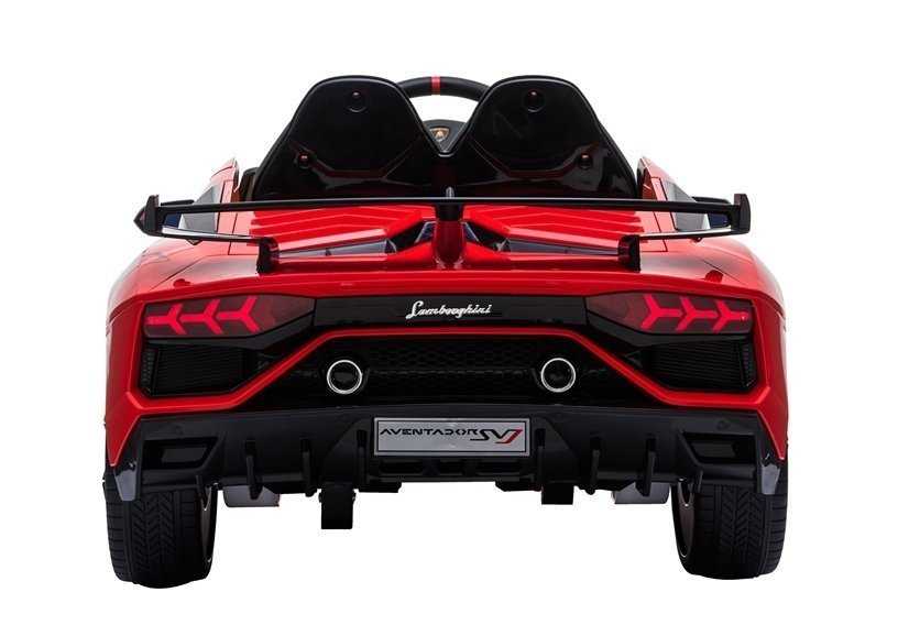 Vaikiškas vienvietis elektromobilis Lamborghini Aventador, raudonas
