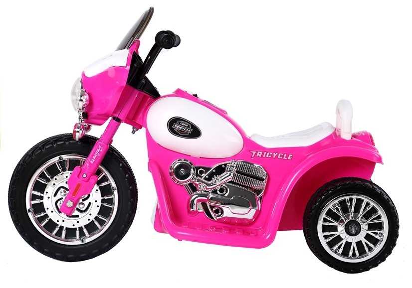 Elektrinis triratis motociklas JT568, rožinis