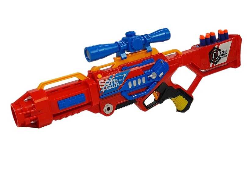 Žaislinis ginklas “Blaze Storm“ su šovinių saugykla