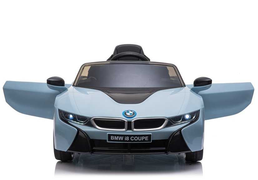 Vaikiškas vienvietis elektromobilis BMW I8, mėlynas