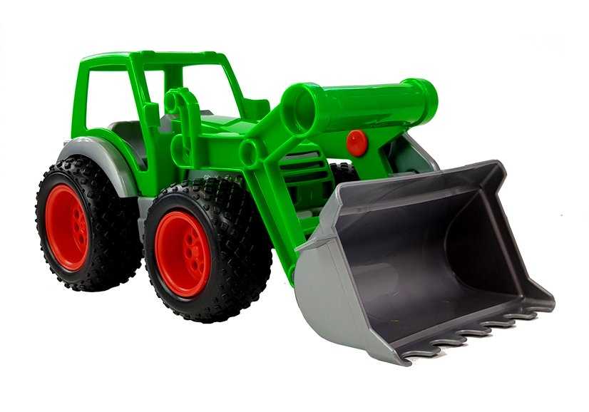 Žalias traktorius su priekaba „POLESIE“, 63cm