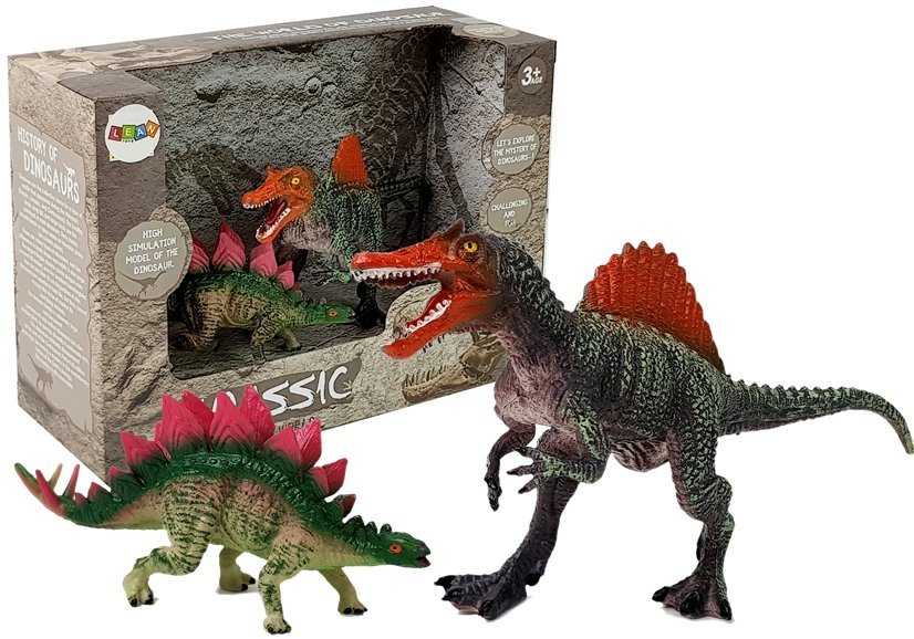 Dinozaurų figūrų rinkinys Spinosaurus and Stegosaurus
