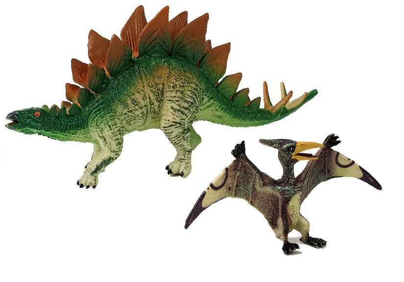 Dinozaurų figūrų rinkinys Stegosaurus and Pteranodon 