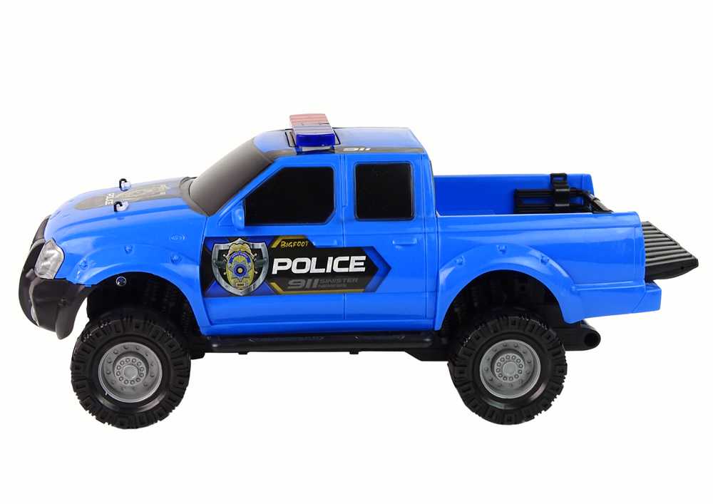 Žaislinis policijos automobilis, mėlynas